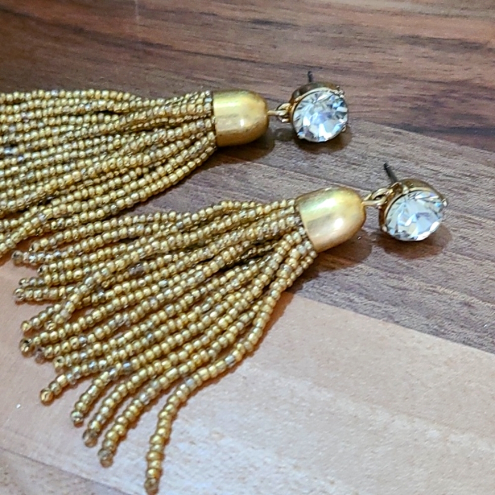 💕 J. Crew Dangly Beaded Earrings